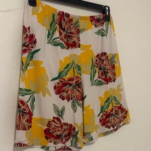 Wallflower Red and Yellow Floral Women's Shorts